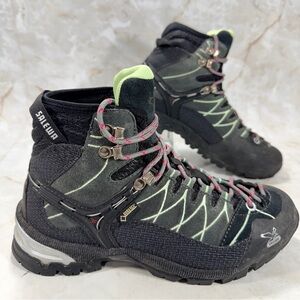 SALEWA Alp Trainer GTX Lace-To-Toe Climbing Hiking Approach Boot Womens 7.5 Nice